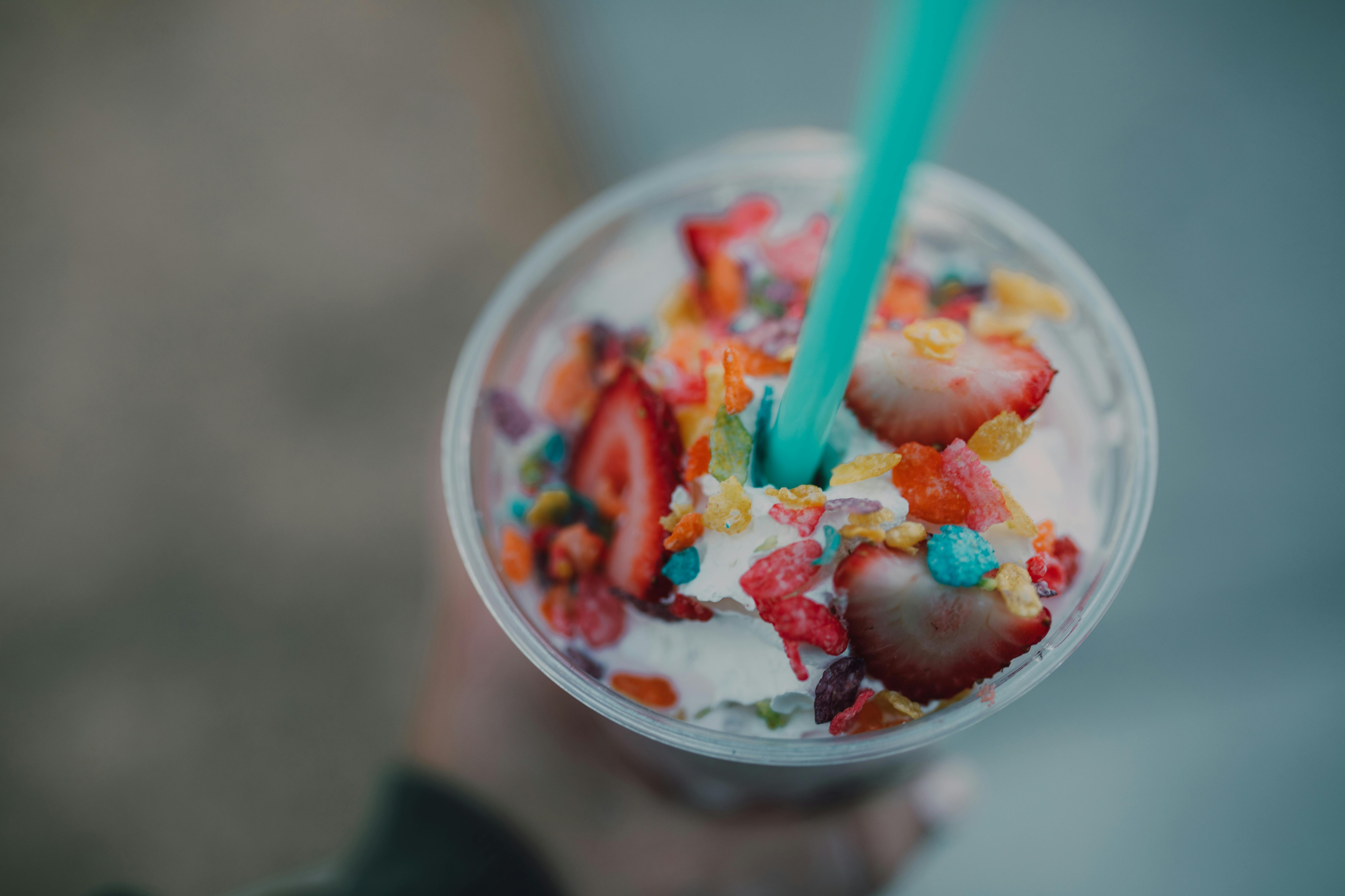 Fruit with IceCream